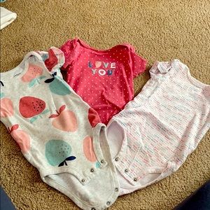 Baby Girl Onesies from Carter’s